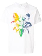 Engineered Garments Gradient Floral T-shirt - White