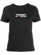 Tommy Jeans Logo Print T-shirt - Black
