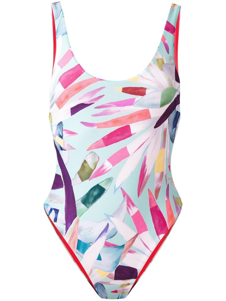 Mara Hoffman Print Swimsuit - Green