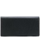 Longchamp Flap Continental Wallet - Black