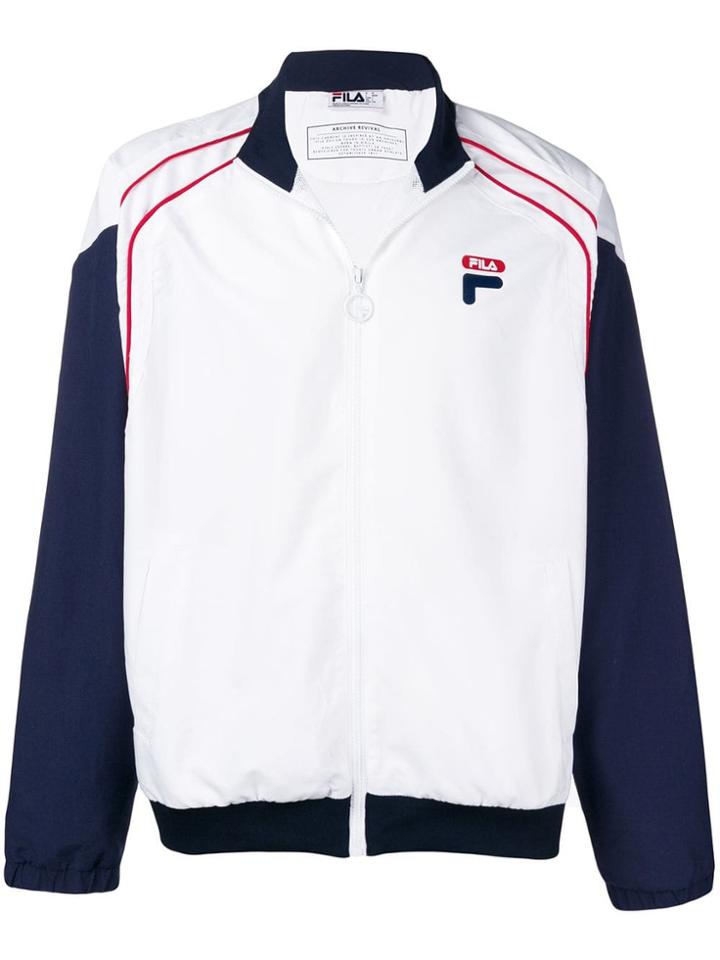 Fila Colour Block Jacket - White