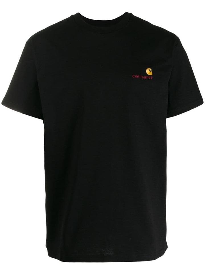Carhartt Wip Embroidered Logo T-shirt - Black