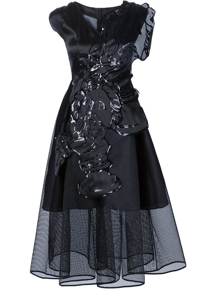 Xiao Li Tulle Layered Dress