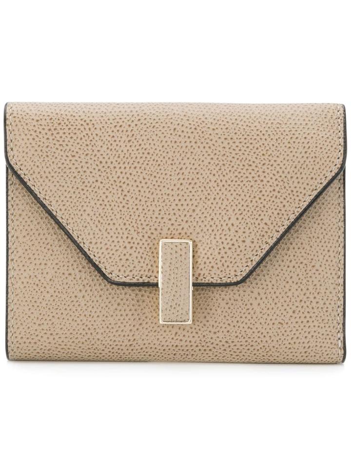 Valextra Tri-fold Wallet - Nude & Neutrals