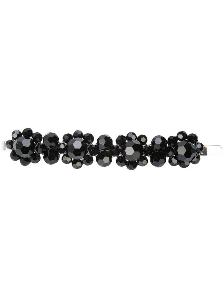Simone Rocha Crystal Embellished Hair Pin - Black