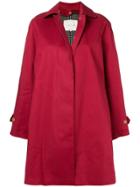Mackintosh Ruby Bonded Cotton Coat Lr-073d - Red