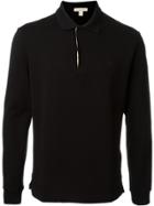 Burberry Long-sleeved Polo Shirt - Black