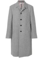 Thom Browne Relaxed Bal Collar Overcoat - Grey