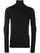 Balmain Roll Neck Jumper, Men's, Size: Xl, Black, Wool