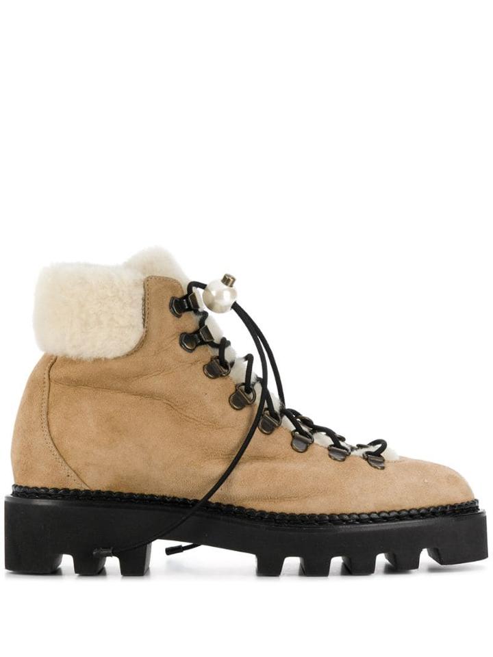 Nicholas Kirkwood Delfi Hiking Boots - Neutrals