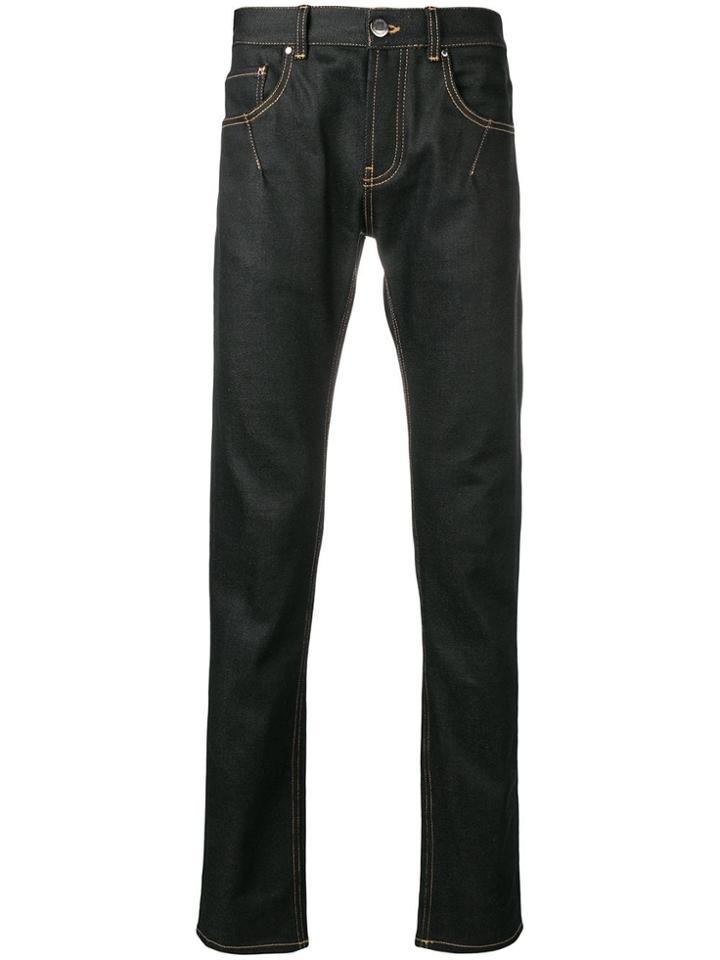 Les Hommes Straight Leg Jeans - Blue
