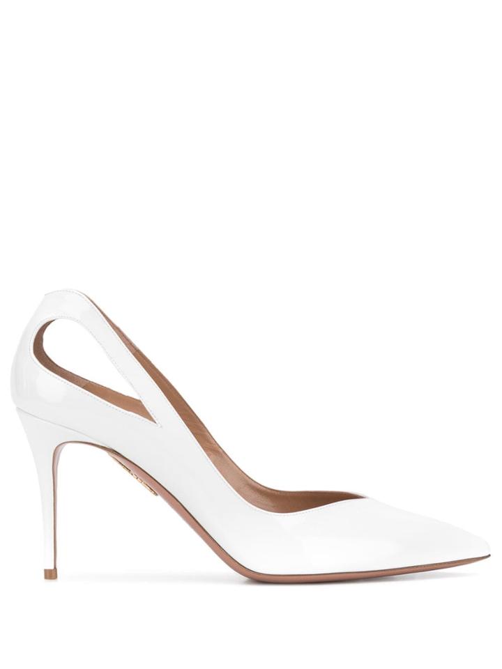 Aquazzura Shiva Pumps - White