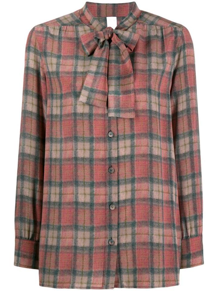 Ultràchic Tartan Print Shirt - Red