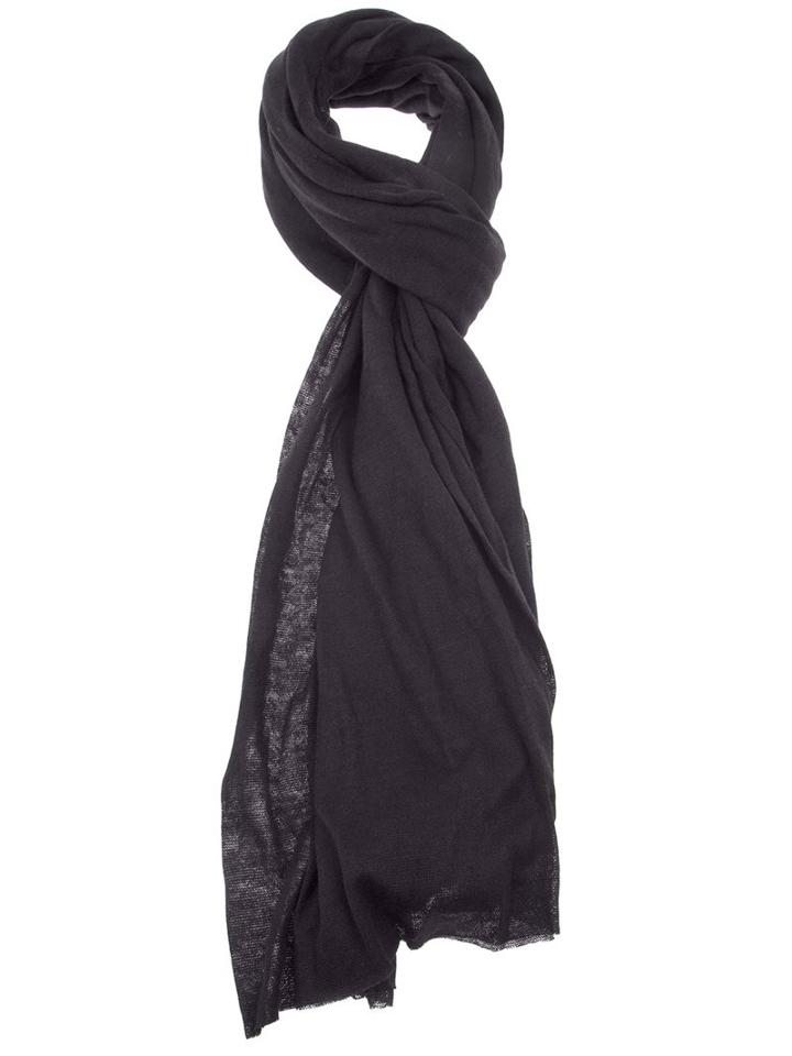Faliero Sarti 'petra' Scarf, Adult Unisex, Black, Silk/cashmere