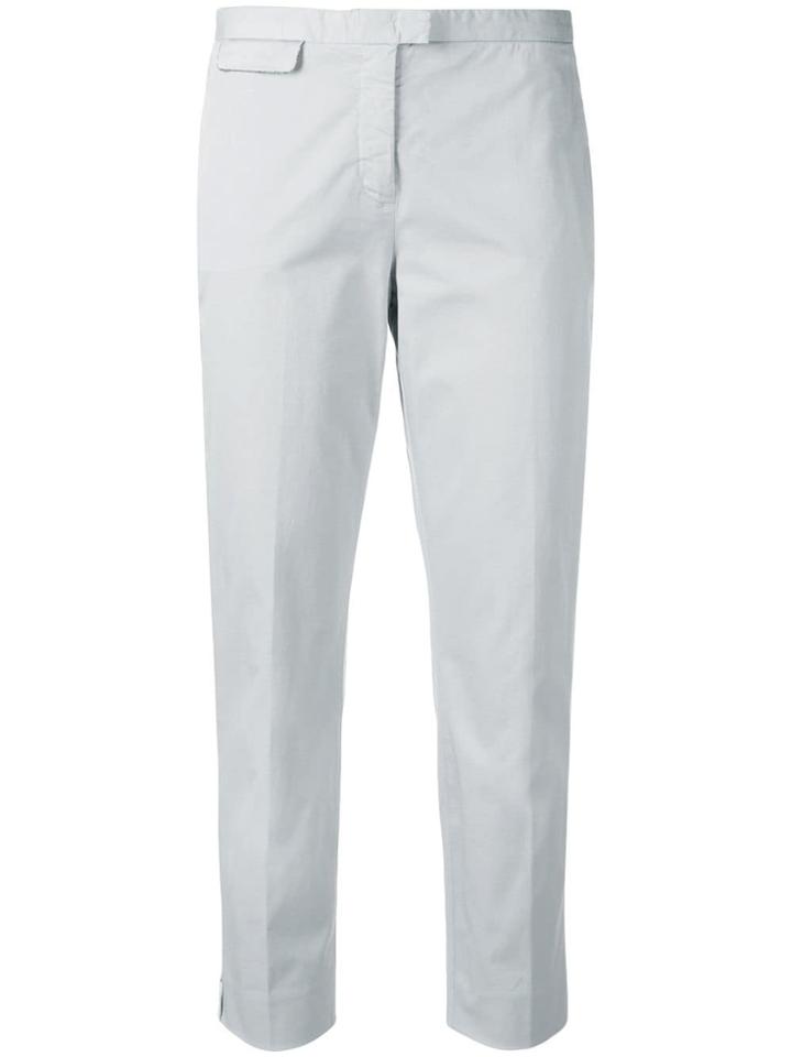 Fabiana Filippi Creased Slim Fit Trousers - Grey