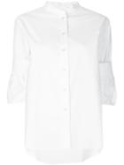 Odeeh Turn-up Sleeve Shirt - White