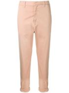 Hope Cropped High-waisted Trousers - Neutrals