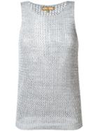 Fay Knit Vest, Women's, Size: Xs, Grey, Cotton/linen/flax