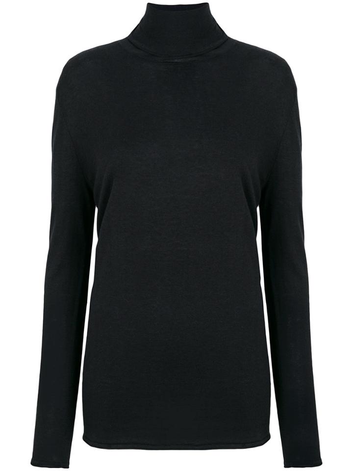Aspesi Turtleneck Sweater - Black