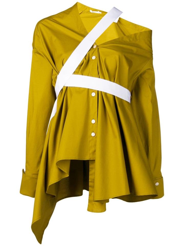 Palmer / Harding Deconstructed Asymmetric Skirt - Green
