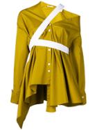 Palmer / Harding Deconstructed Asymmetric Skirt - Green