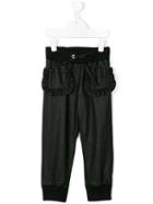 Simonetta - Drawstring Trousers - Kids - Polyester/polyurethane/spandex/elastane/viscose - 8 Yrs, Black