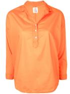 A Shirt Thing Classic Tunic Blouse - Orange