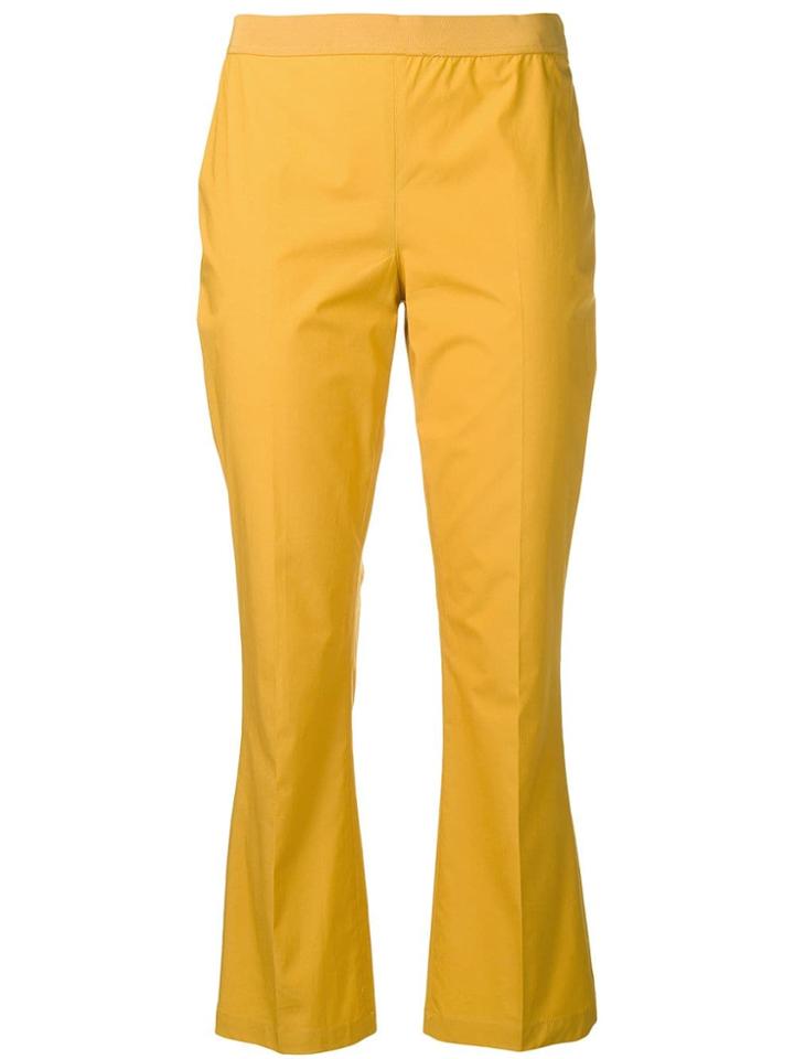 Twin-set Kick Flare Trousers - Yellow