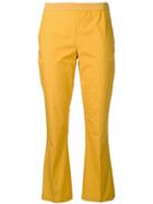Twin-set Kick Flare Trousers - Yellow