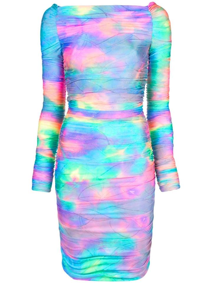 Sies Marjan Jolene Glitter Tie-dye Mini Dress - Multicolour