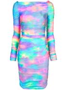 Sies Marjan Jolene Glitter Tie-dye Mini Dress - Multicolour