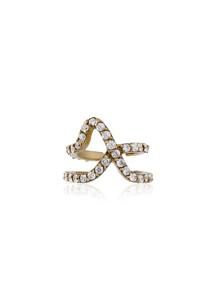 Paige Novick Tplt Mini Diamond Ear Cuff - Metallic