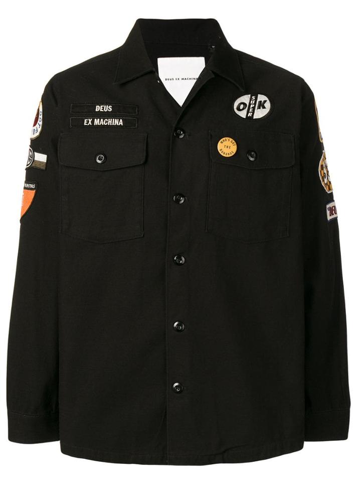 Deus Ex Machina Patch Detail Shirt - Black