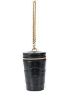 Balmain Leather Bucket Bag - Black