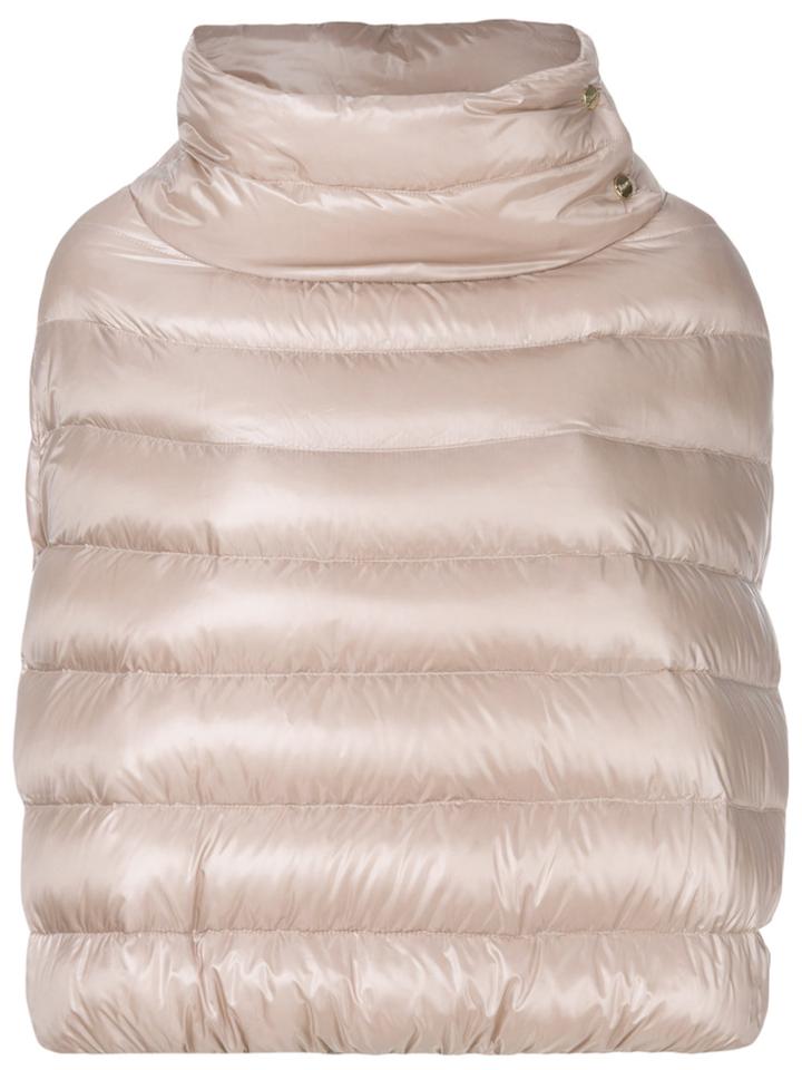 Herno Padded Split Sleeve Jacket - Nude & Neutrals