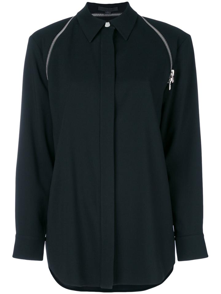 Alexander Wang Zip-trimmed Shirt - Black