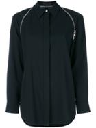 Alexander Wang Zip-trimmed Shirt - Black