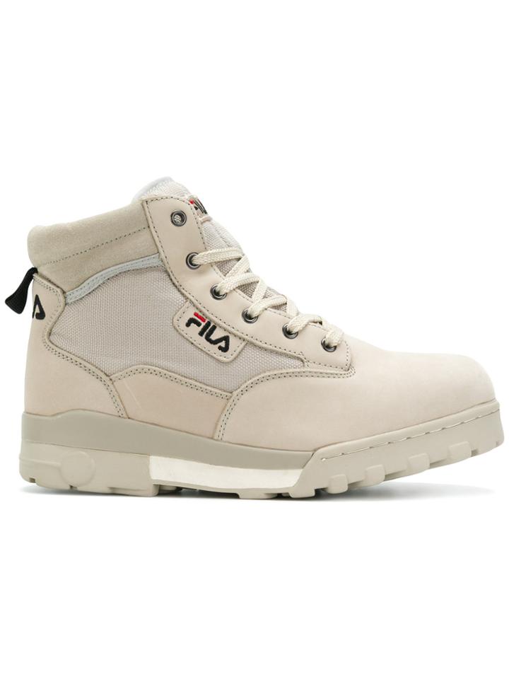 Fila Grunge Mid-top Sneakers - Nude & Neutrals