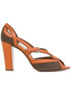 Prada Pre-owned Open-toe Pumps - Yellow