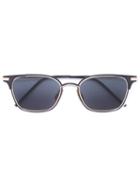 Thom Browne Square Frame Sunglasses, Men's, Black, Metal Other