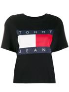 Tommy Jeans Printed Logo T-shirt - Black