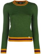 Dsquared2 Boy Scout Contrast Knit - Green