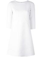 Courrèges - Short X Cut-out Dress - Women - Silk/polyester/wool - 34, White, Silk/polyester/wool