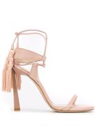 Lanvin High-heeled Tassel Sandals - Neutrals