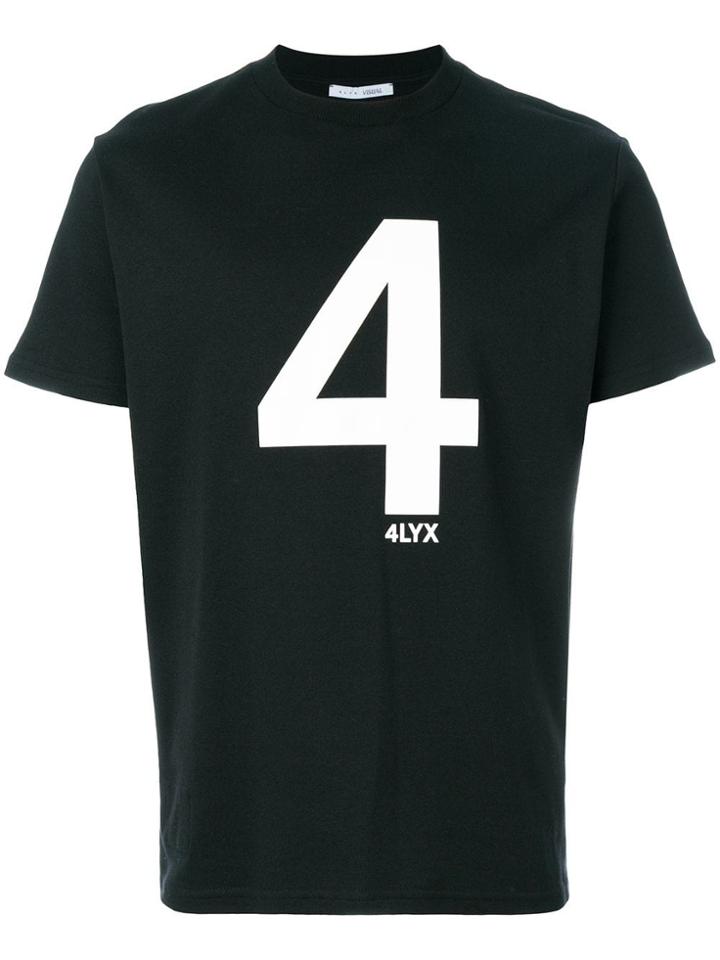 1017 Alyx 9sm T-shirt With Printed Number - Black