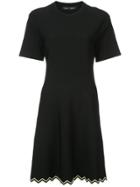 Proenza Schouler Zig Zag Knit Dress - Black