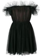 Giambattista Valli Off The Shoulders Ruffled Dress - Black
