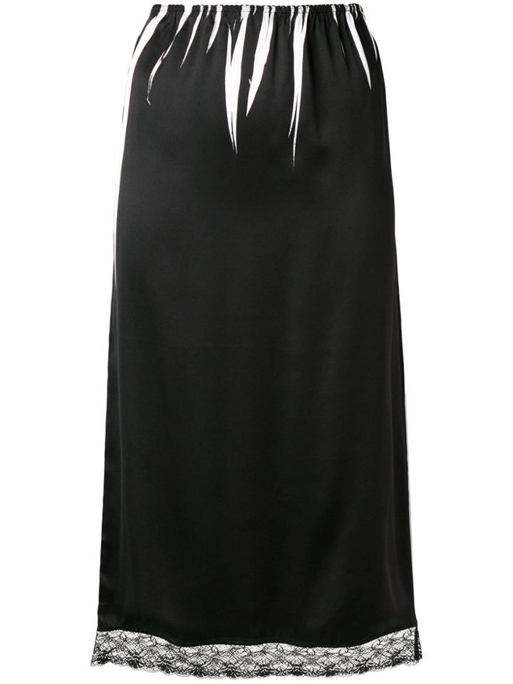 Mcq Alexander Mcqueen Slip Skirt - Black