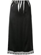 Mcq Alexander Mcqueen Slip Skirt - Black