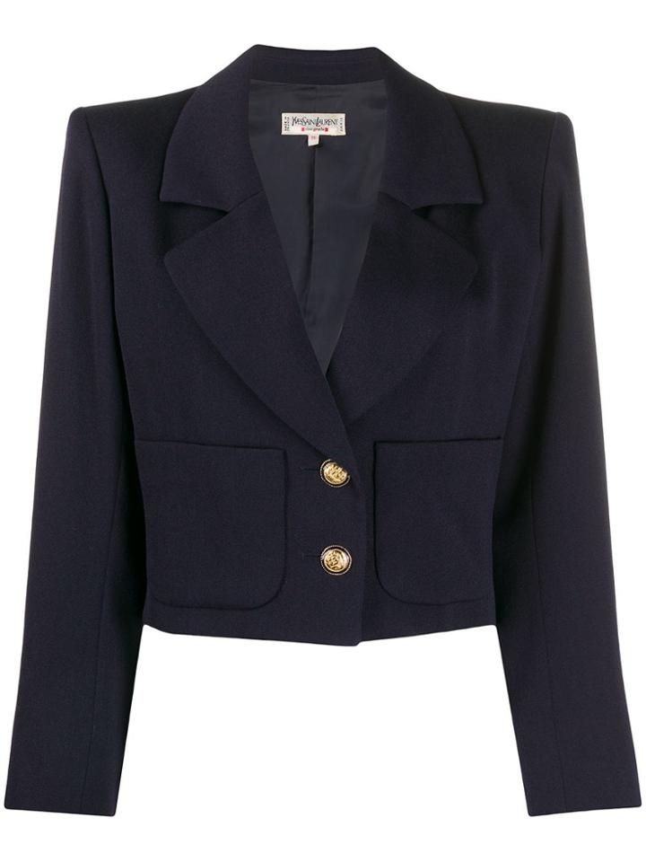 Yves Saint Laurent Pre-owned Jacket 90s - Blue